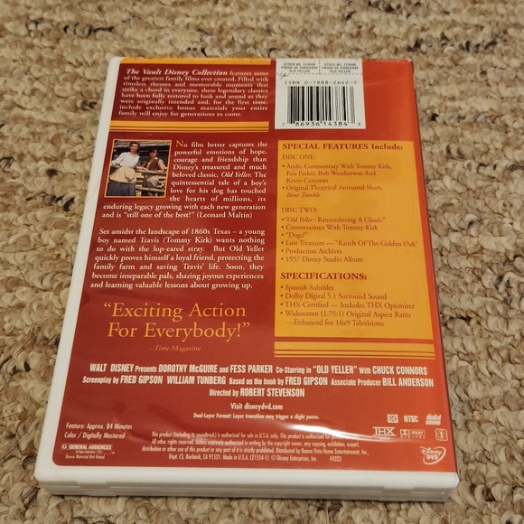 Old Yeller Vault Disney Collection 2 Disc DVD - Picture 3 of 12